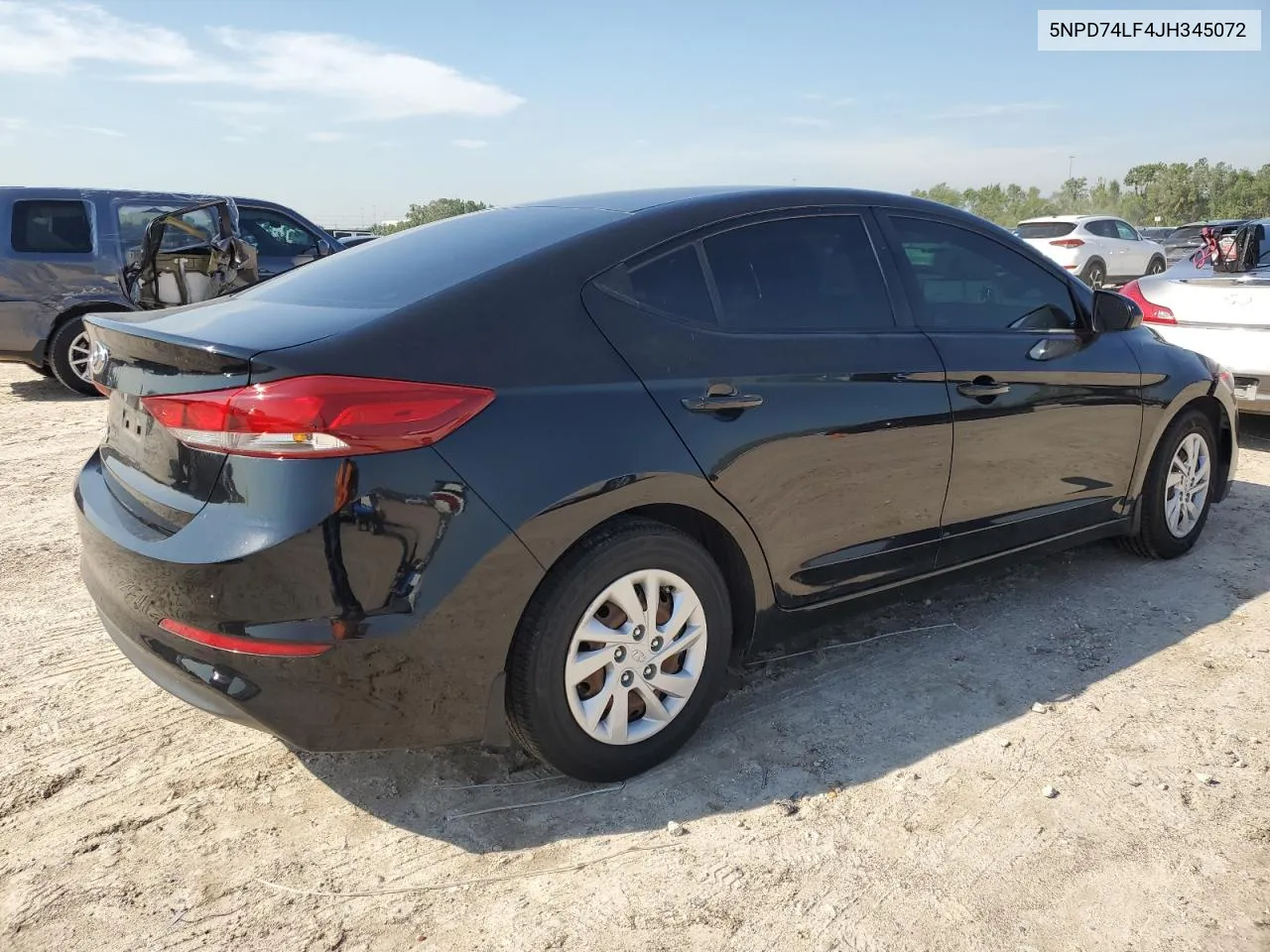 2018 Hyundai Elantra Se VIN: 5NPD74LF4JH345072 Lot: 71564274