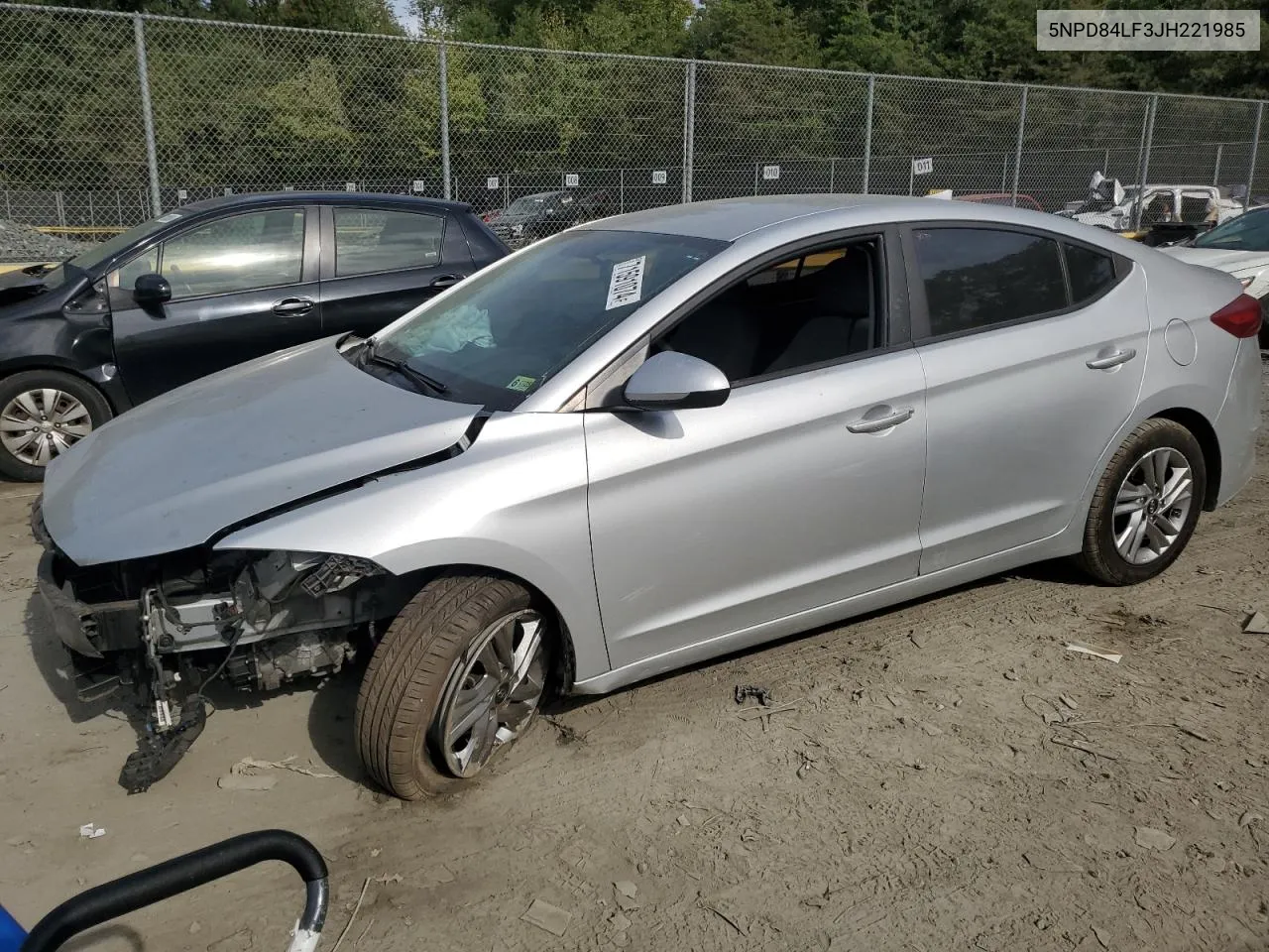 2018 Hyundai Elantra Sel VIN: 5NPD84LF3JH221985 Lot: 71591074