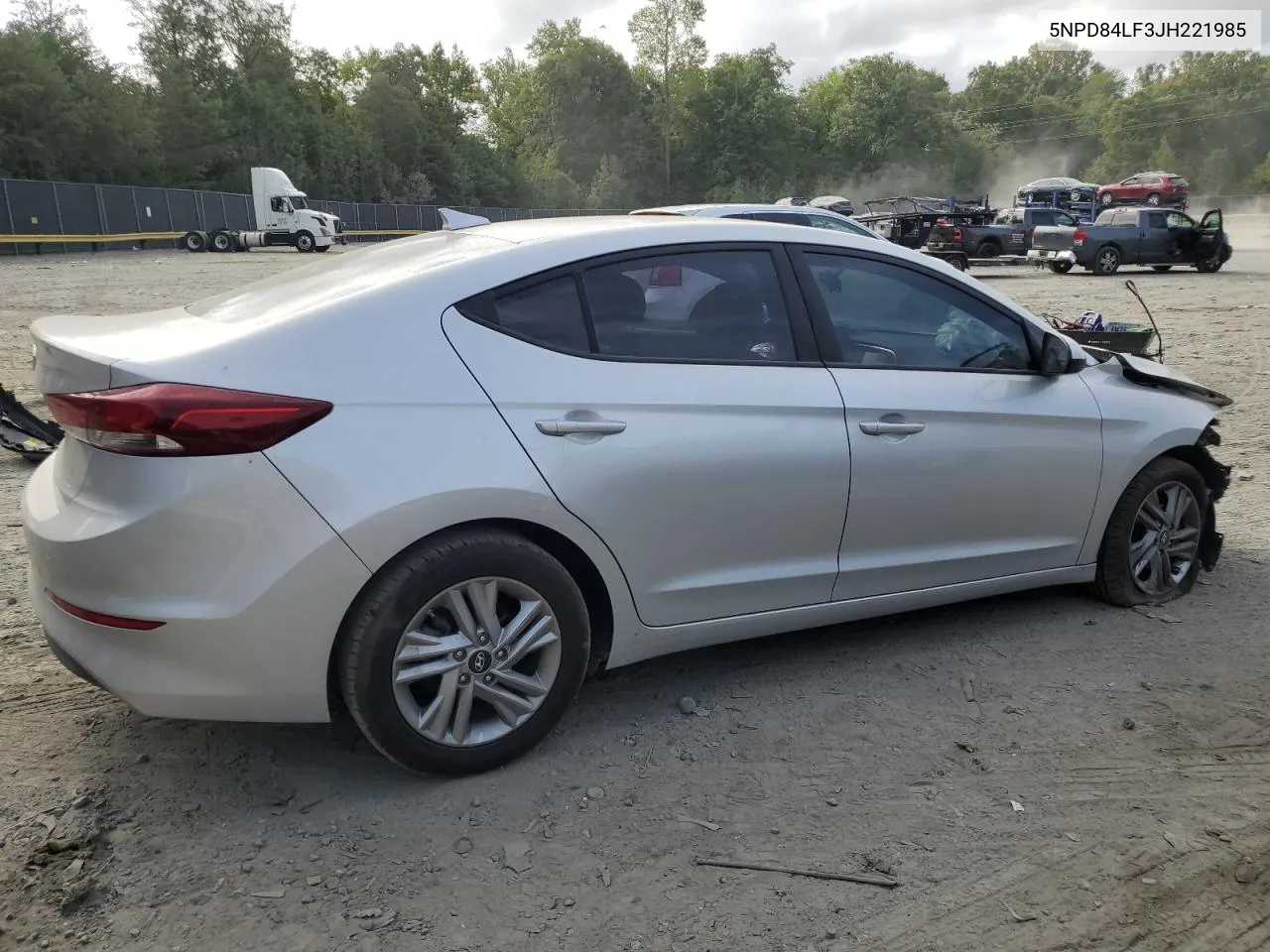 2018 Hyundai Elantra Sel VIN: 5NPD84LF3JH221985 Lot: 71591074