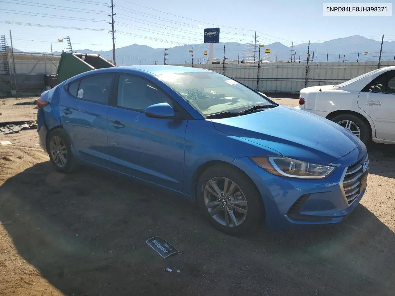 5NPD84LF8JH398371 2018 Hyundai Elantra Sel