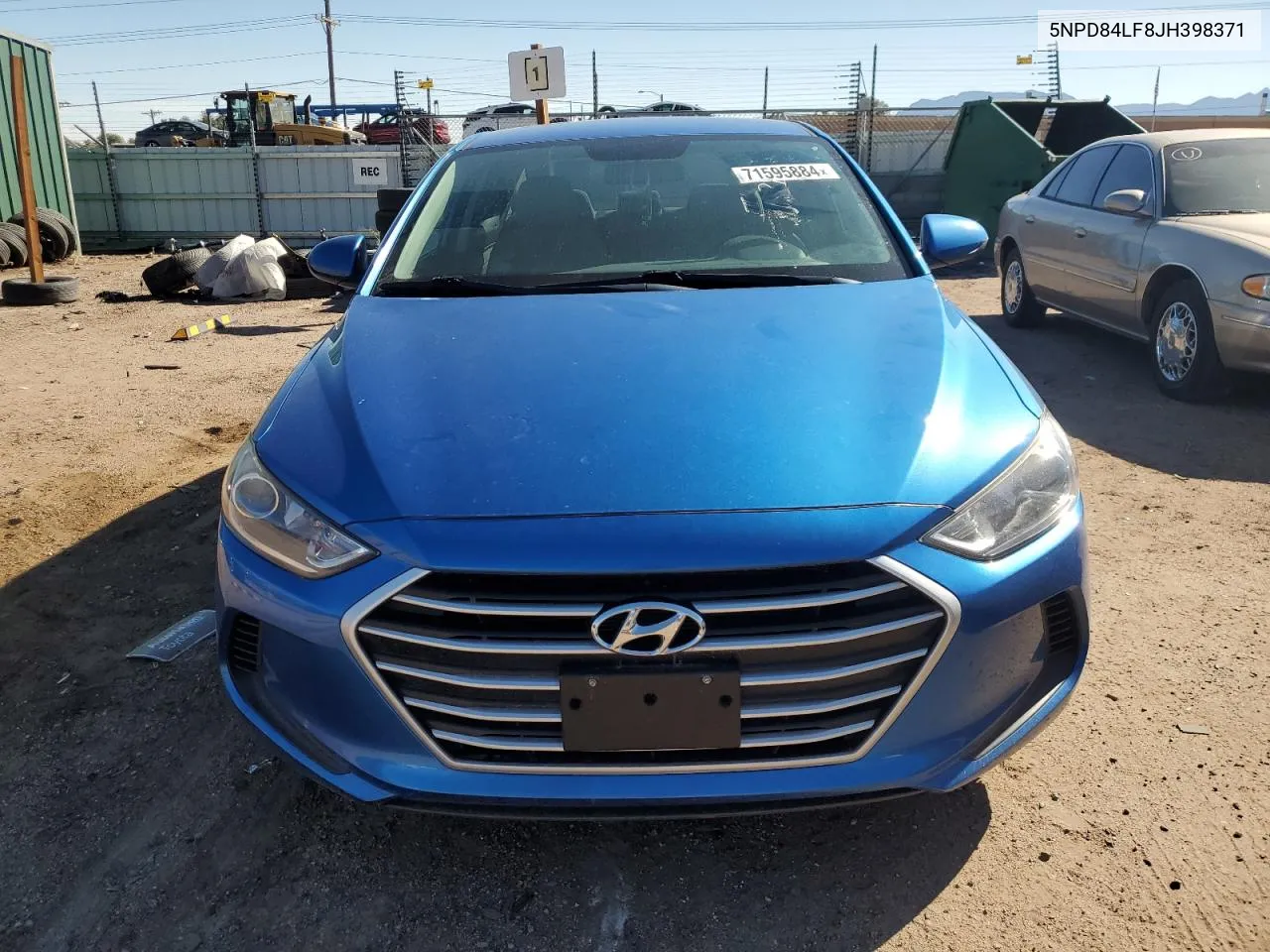 5NPD84LF8JH398371 2018 Hyundai Elantra Sel