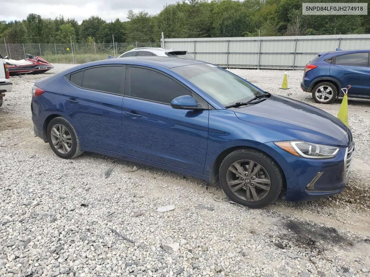 2018 Hyundai Elantra Sel VIN: 5NPD84LF0JH274918 Lot: 71674484