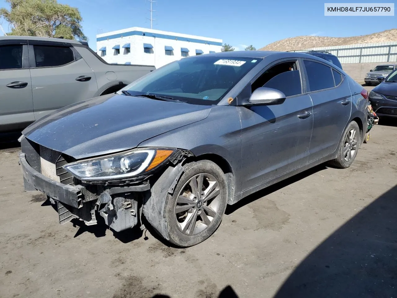 2018 Hyundai Elantra Sel VIN: KMHD84LF7JU657790 Lot: 71681934