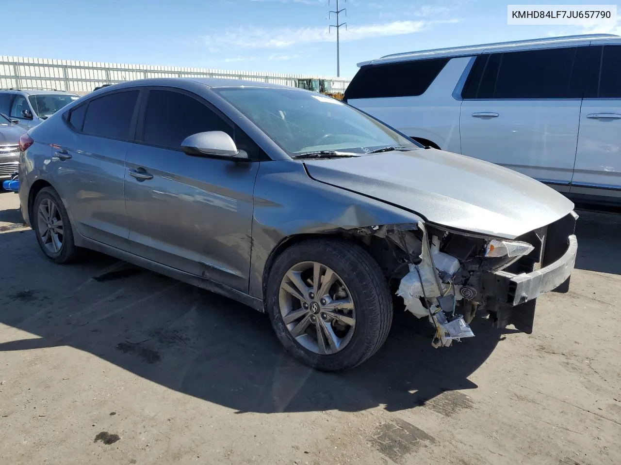 2018 Hyundai Elantra Sel VIN: KMHD84LF7JU657790 Lot: 71681934