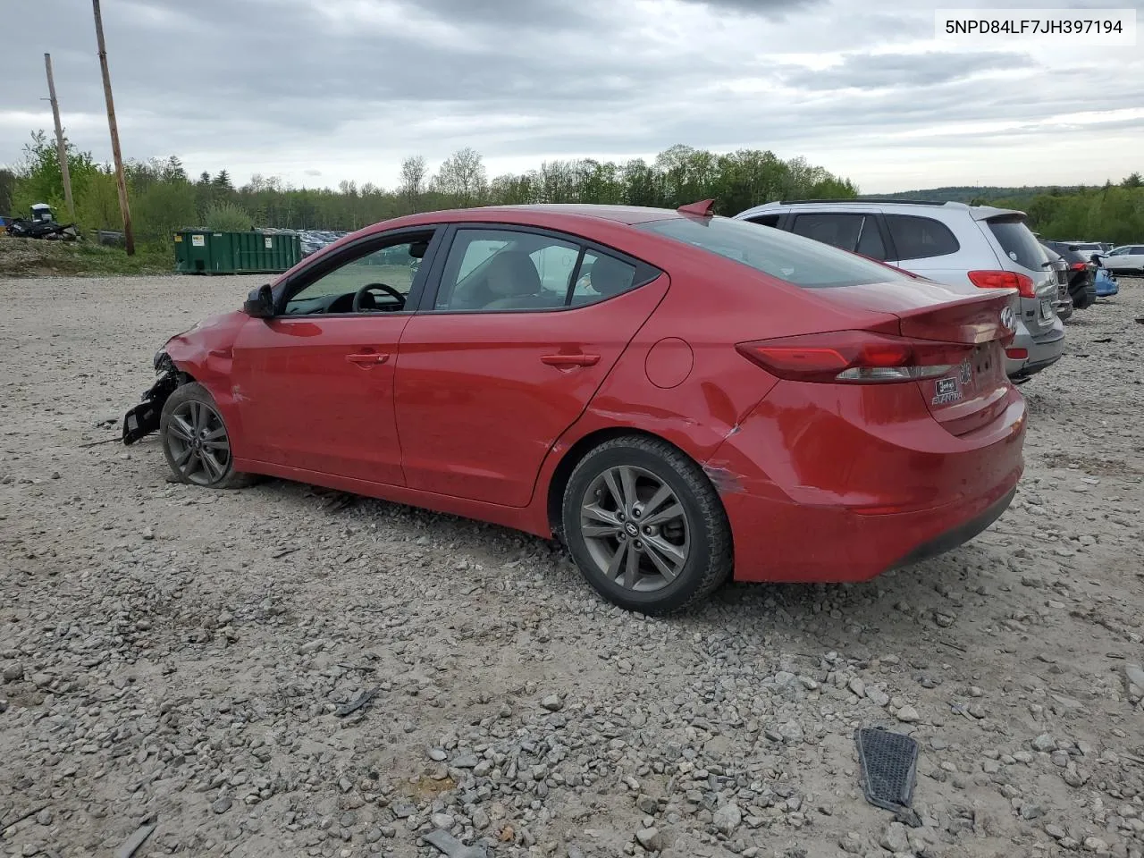 5NPD84LF7JH397194 2018 Hyundai Elantra Sel