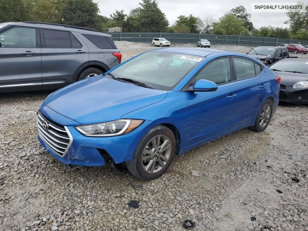 5NPD84LF1JH343373 2018 Hyundai Elantra Sel