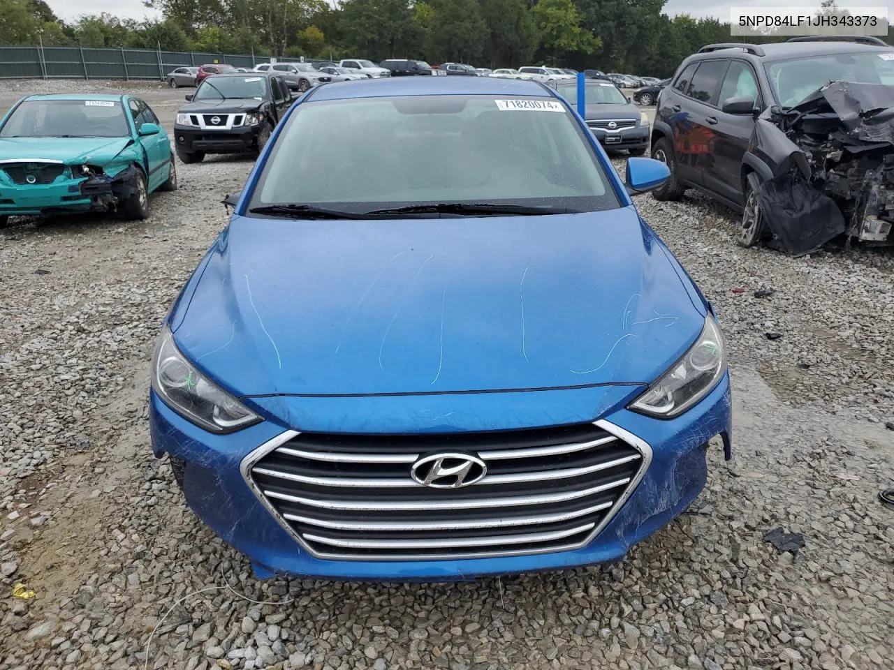 5NPD84LF1JH343373 2018 Hyundai Elantra Sel