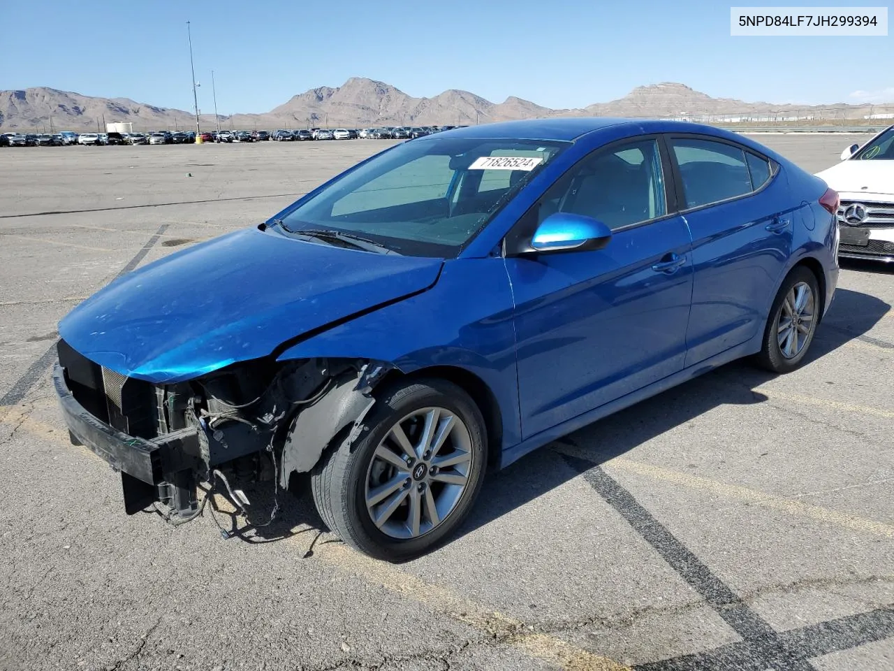 2018 Hyundai Elantra Sel VIN: 5NPD84LF7JH299394 Lot: 71826524