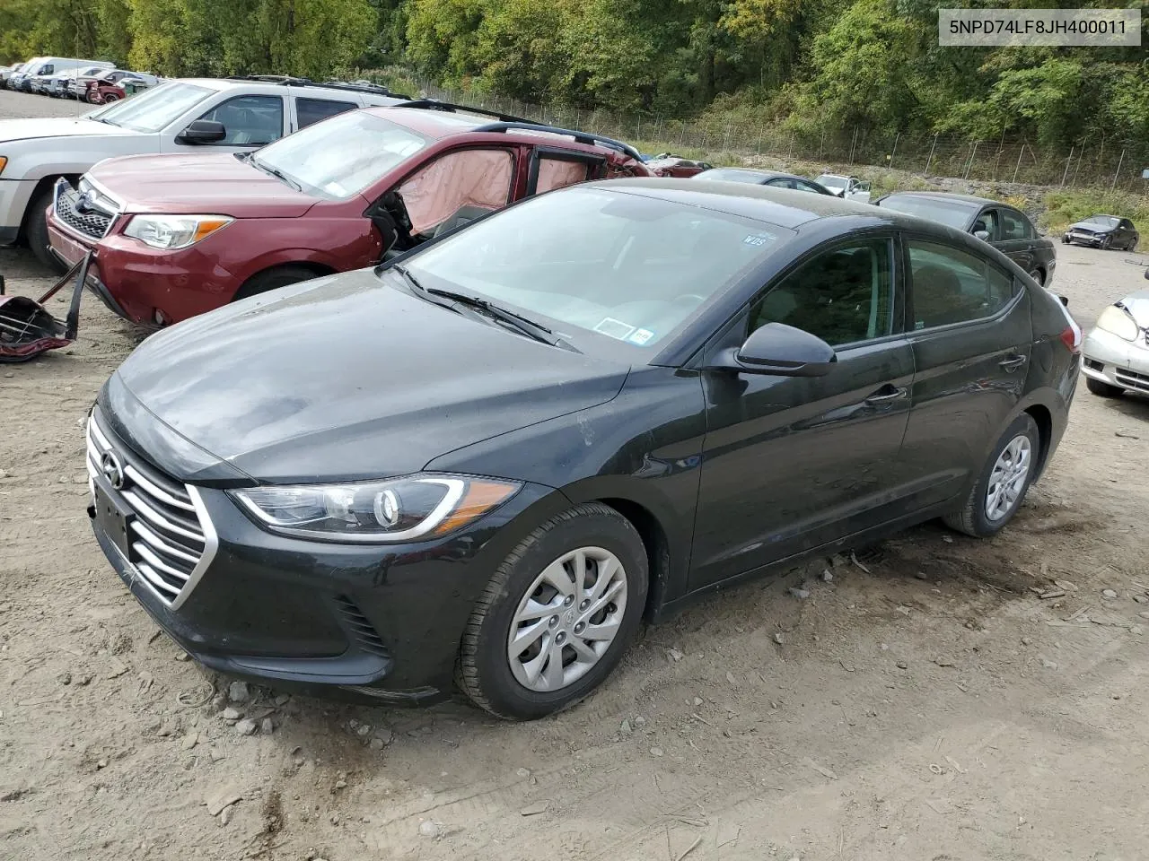 5NPD74LF8JH400011 2018 Hyundai Elantra Se