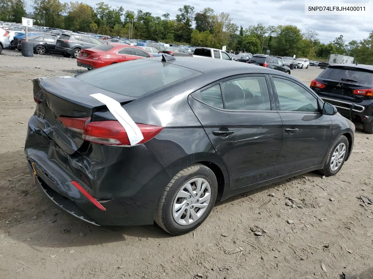 5NPD74LF8JH400011 2018 Hyundai Elantra Se