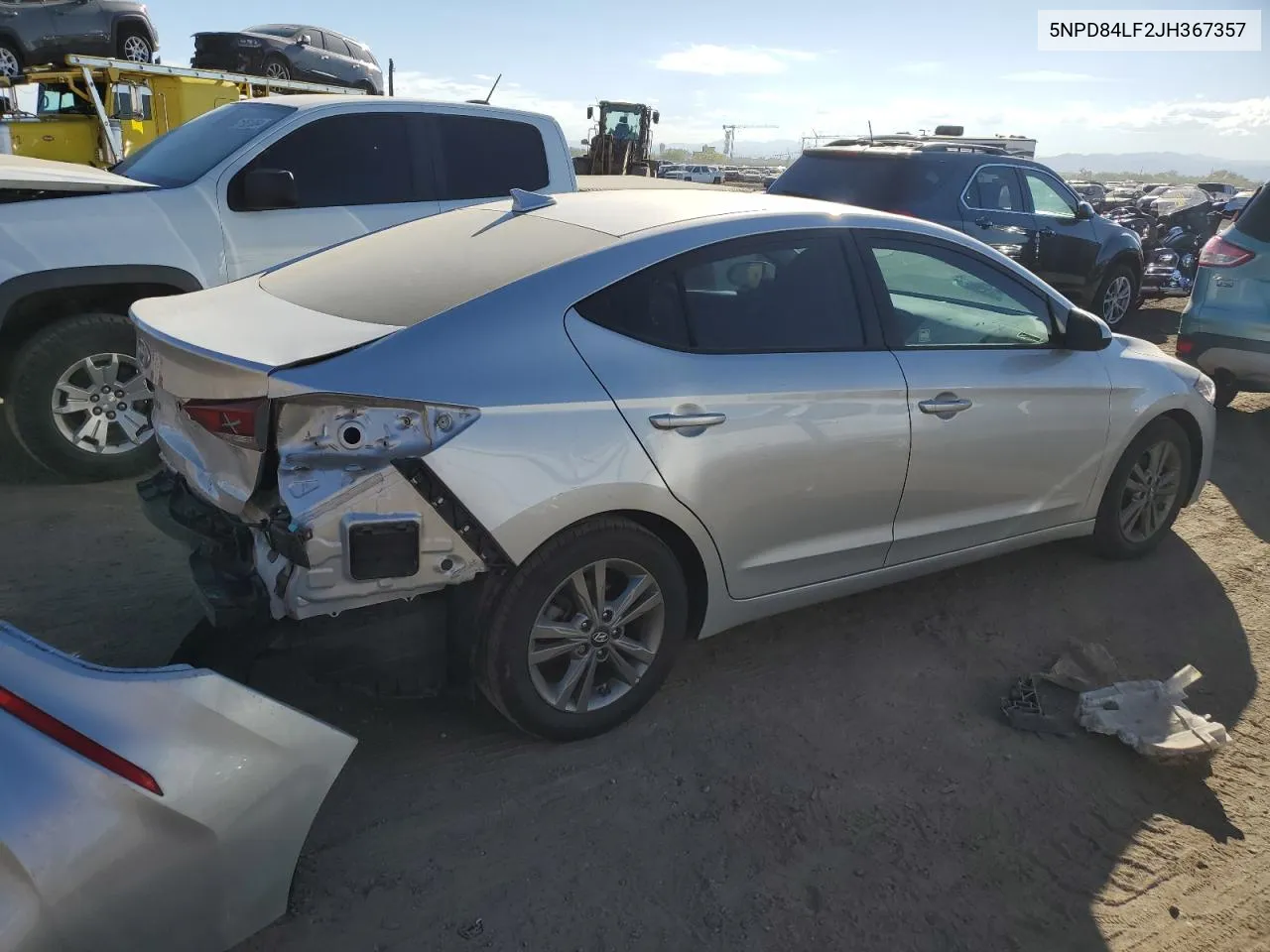 2018 Hyundai Elantra Sel VIN: 5NPD84LF2JH367357 Lot: 71923464