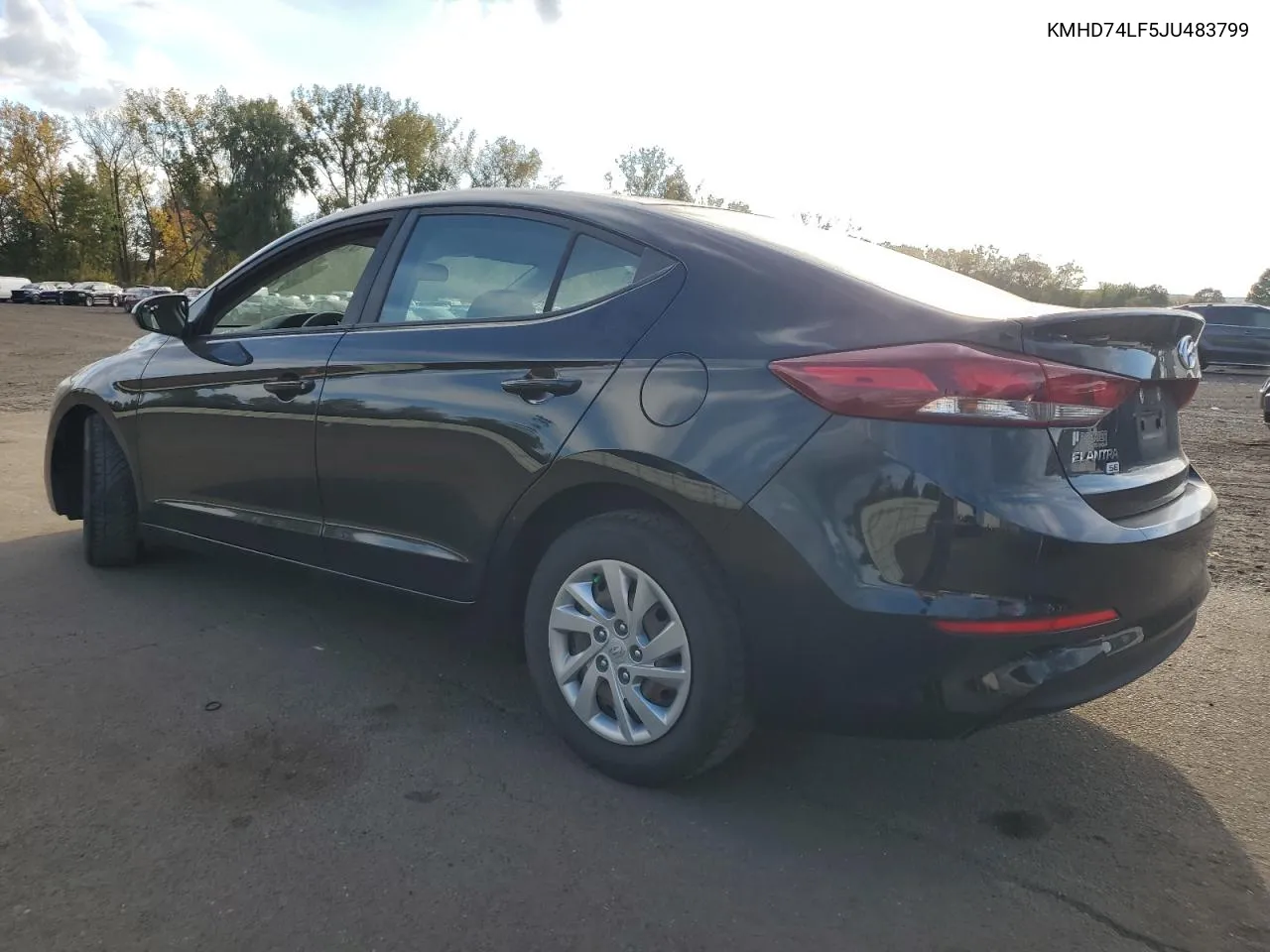 2018 Hyundai Elantra Se VIN: KMHD74LF5JU483799 Lot: 71925744