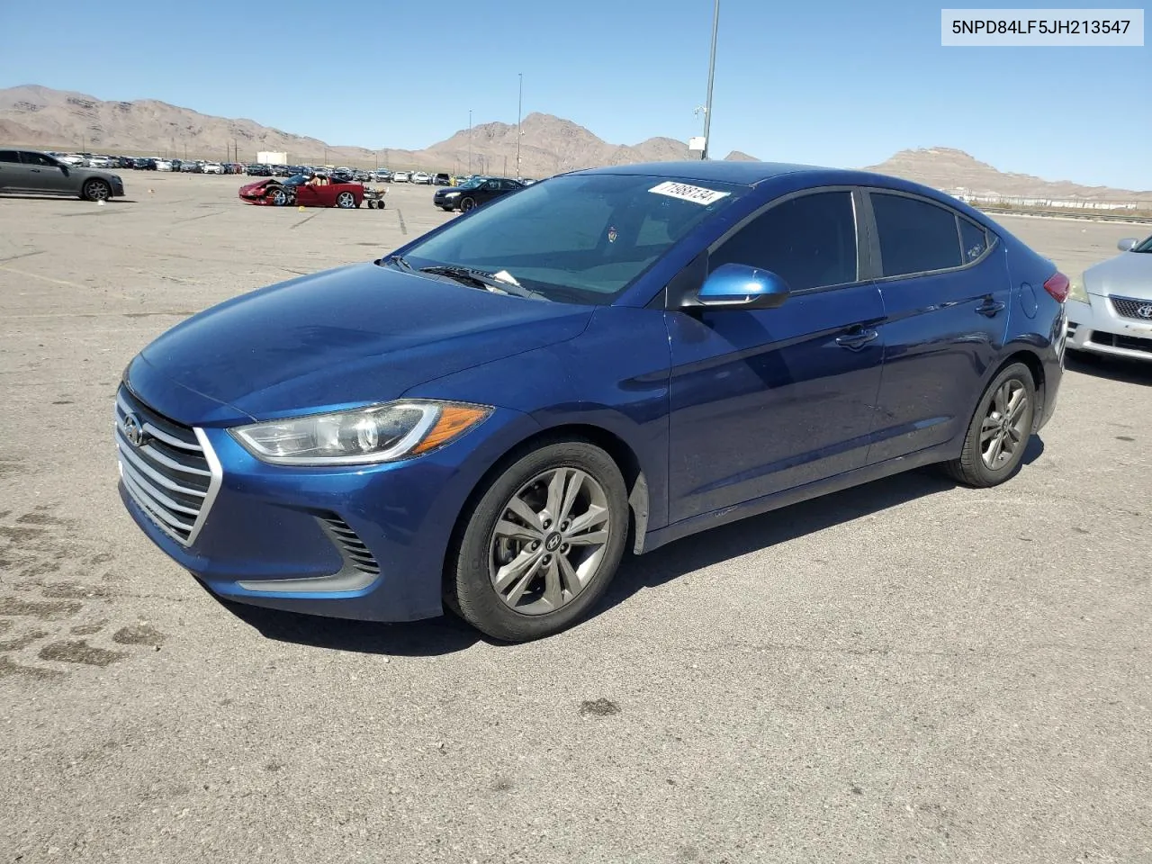 2018 Hyundai Elantra Sel VIN: 5NPD84LF5JH213547 Lot: 71988134