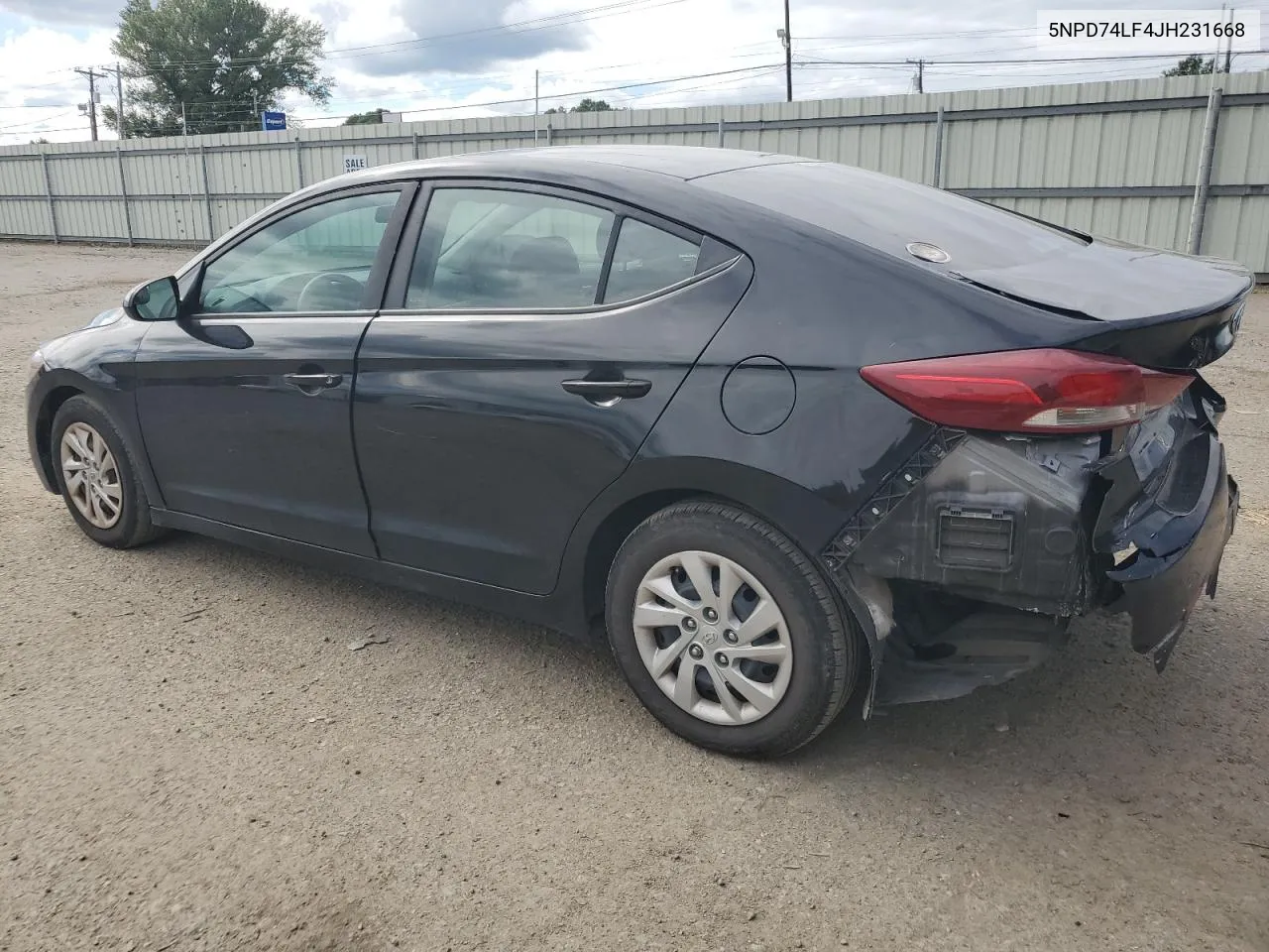 5NPD74LF4JH231668 2018 Hyundai Elantra Se