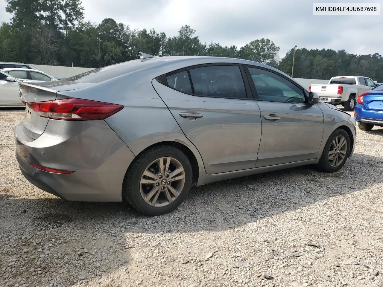 KMHD84LF4JU687698 2018 Hyundai Elantra Sel