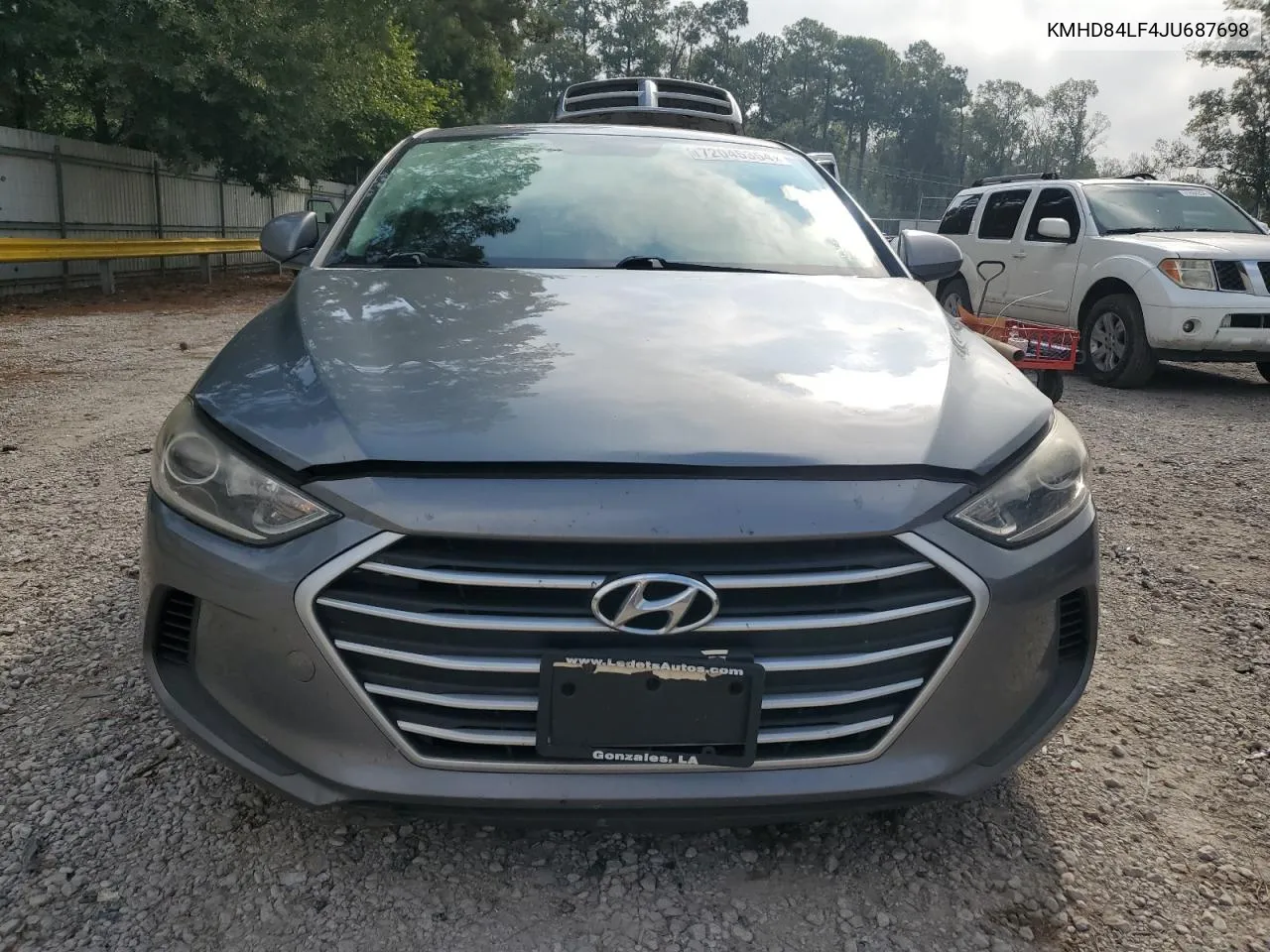 2018 Hyundai Elantra Sel VIN: KMHD84LF4JU687698 Lot: 72045354