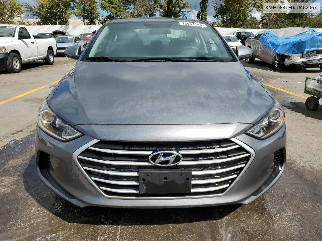 2018 Hyundai Elantra Sel VIN: KMHD84LF0JU452067 Lot: 72047144