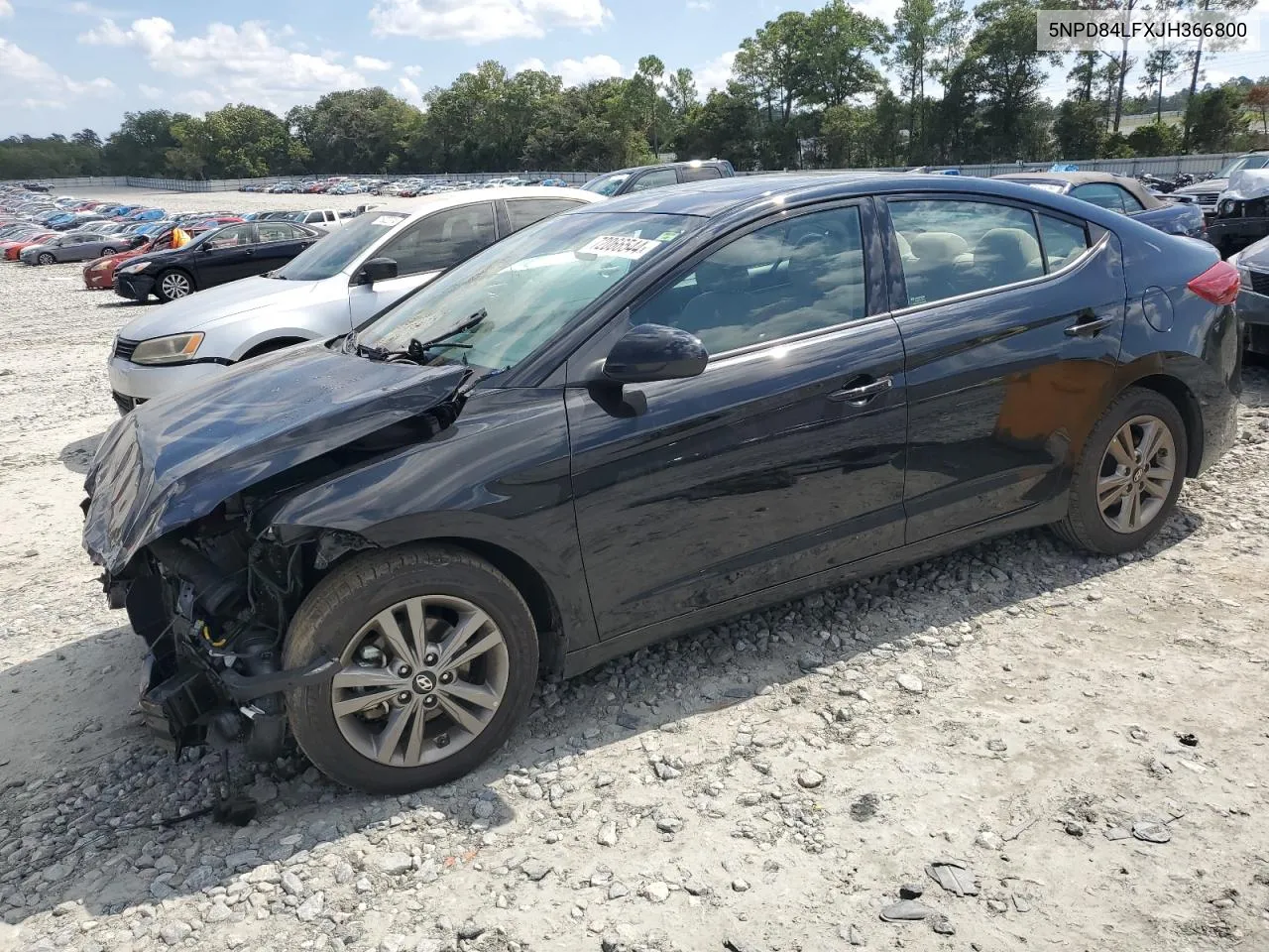 2018 Hyundai Elantra Sel VIN: 5NPD84LFXJH366800 Lot: 72066544