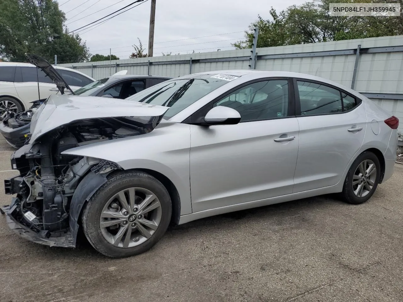 2018 Hyundai Elantra Sel VIN: 5NPD84LF1JH359945 Lot: 72107404