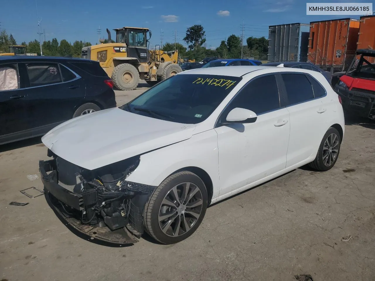 2018 Hyundai Elantra Gt VIN: KMHH35LE8JU066185 Lot: 72142274