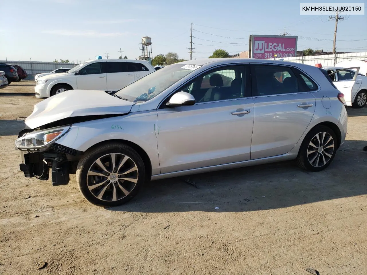 2018 Hyundai Elantra Gt VIN: KMHH35LE1JU020150 Lot: 72145764