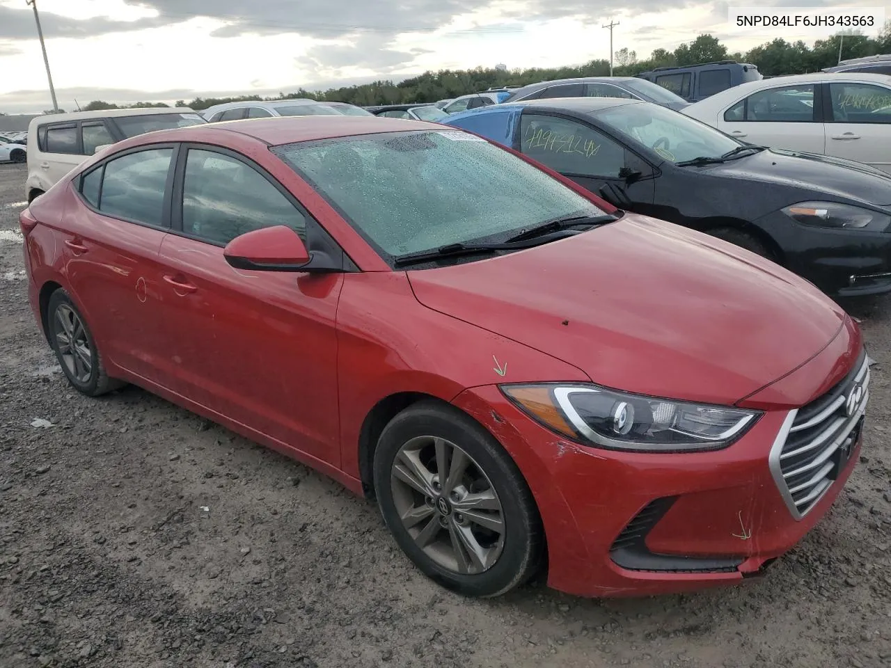 5NPD84LF6JH343563 2018 Hyundai Elantra Sel