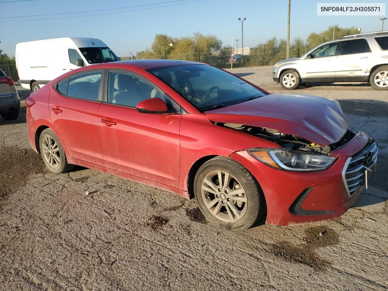 5NPD84LF2JH305571 2018 Hyundai Elantra Sel