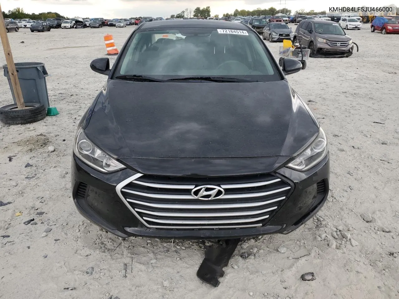 2018 Hyundai Elantra Sel VIN: KMHD84LF5JU466000 Lot: 72184514