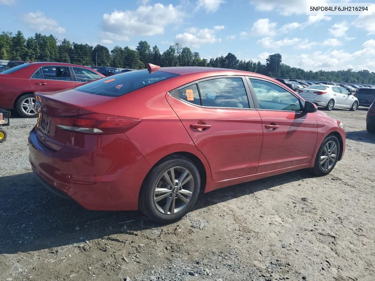 2018 Hyundai Elantra Sel VIN: 5NPD84LF6JH216294 Lot: 72353024