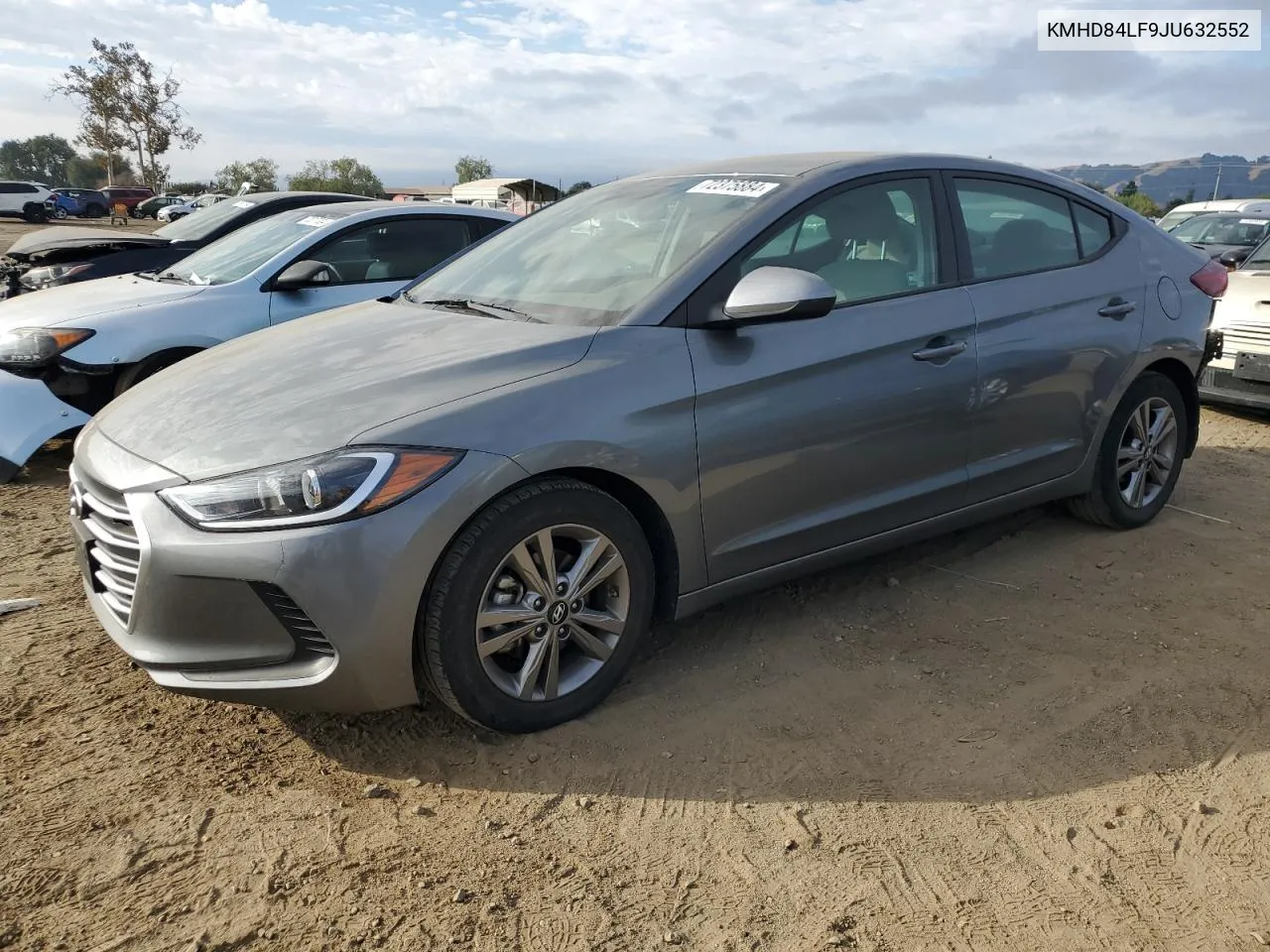 2018 Hyundai Elantra Sel VIN: KMHD84LF9JU632552 Lot: 72375884