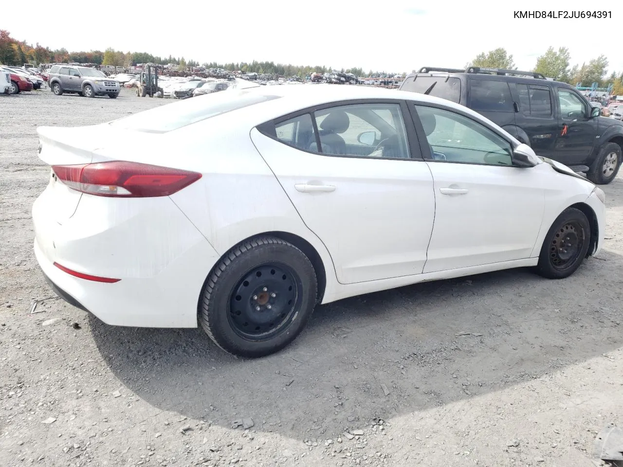 2018 Hyundai Elantra Sel VIN: KMHD84LF2JU694391 Lot: 72423694