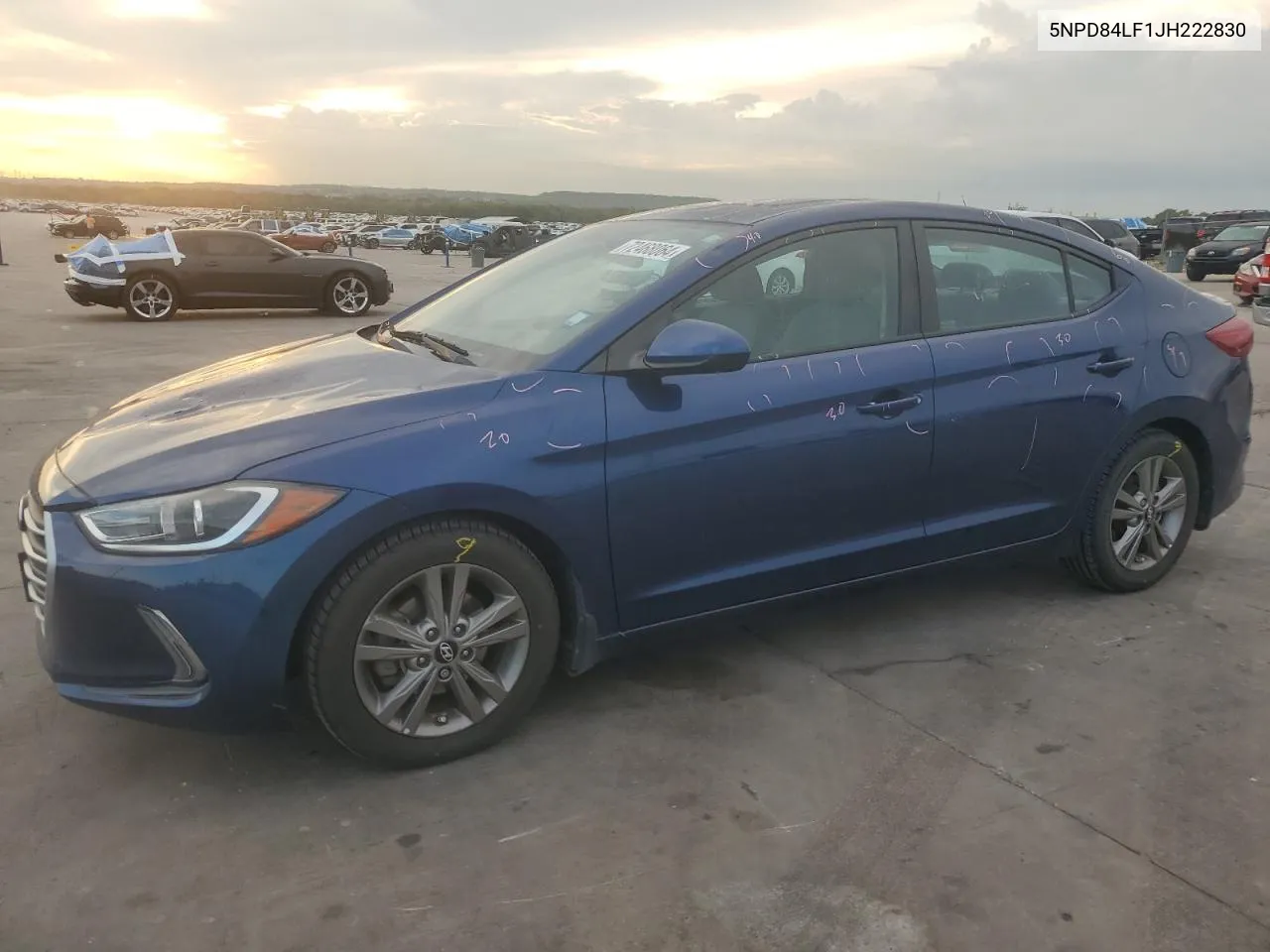 5NPD84LF1JH222830 2018 Hyundai Elantra Sel