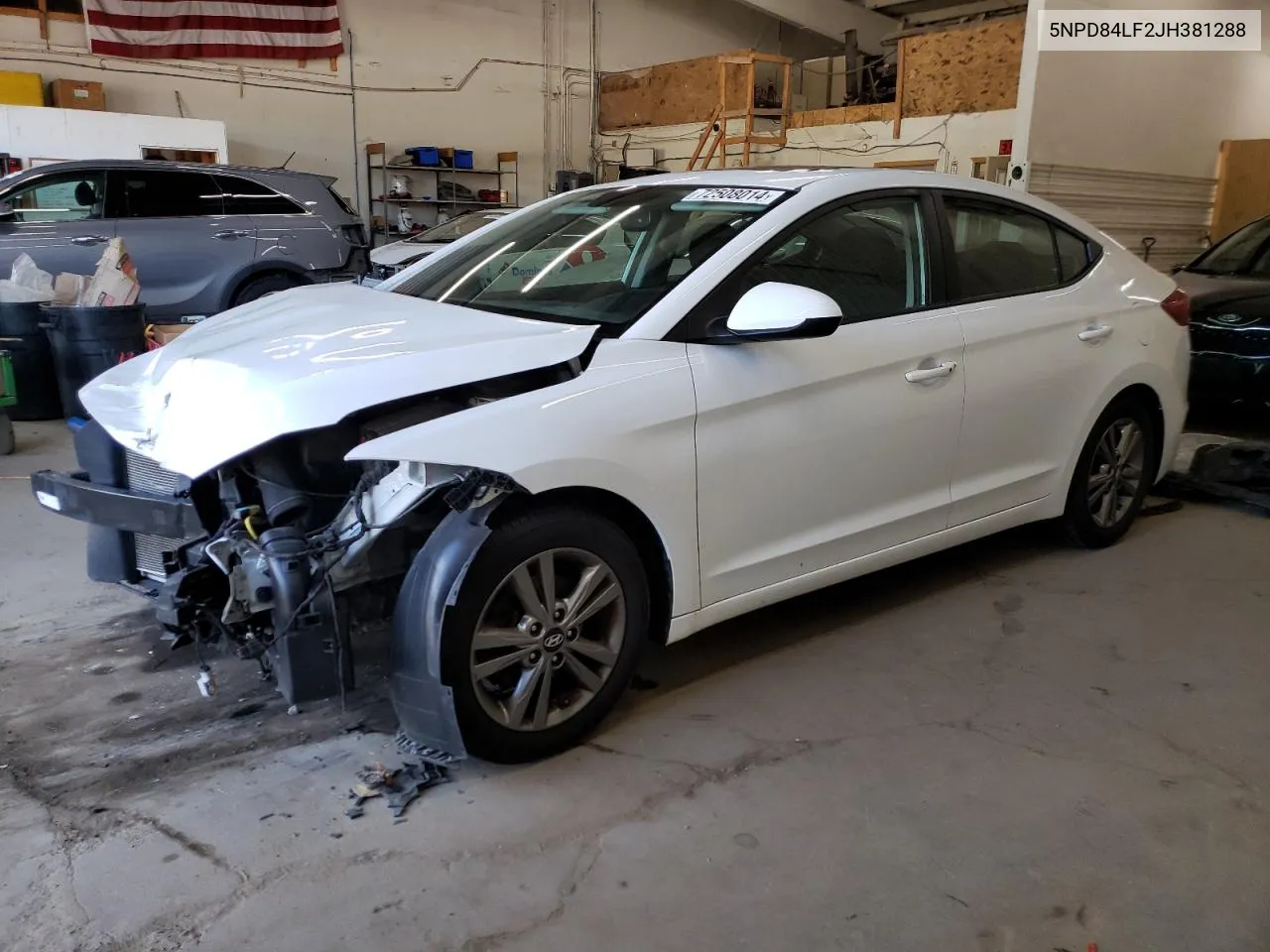 5NPD84LF2JH381288 2018 Hyundai Elantra Sel