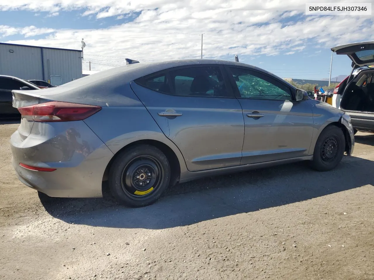 2018 Hyundai Elantra Sel VIN: 5NPD84LF5JH307346 Lot: 72537124