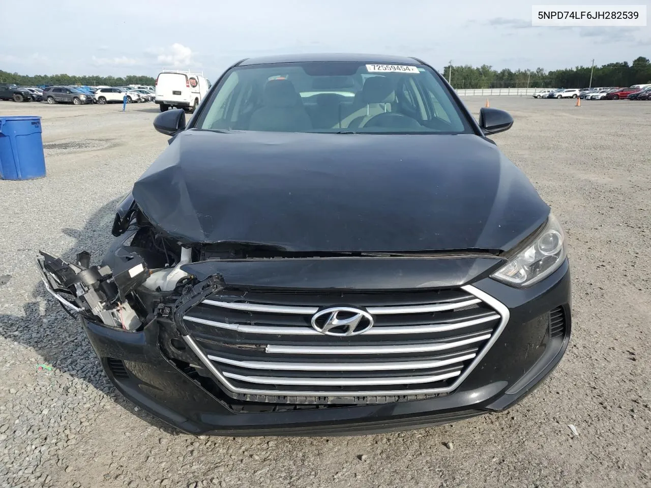 2018 Hyundai Elantra Se VIN: 5NPD74LF6JH282539 Lot: 72559454