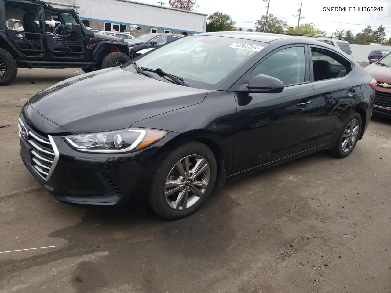 5NPD84LF3JH366248 2018 Hyundai Elantra Sel