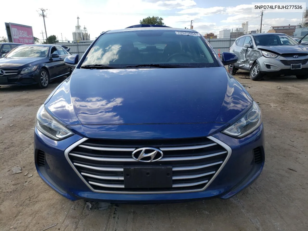 5NPD74LF8JH277536 2018 Hyundai Elantra Se