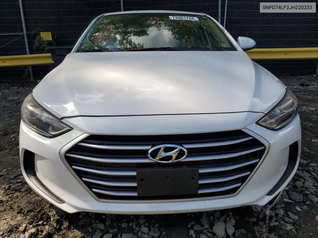 5NPD74LF2JH220233 2018 Hyundai Elantra Se