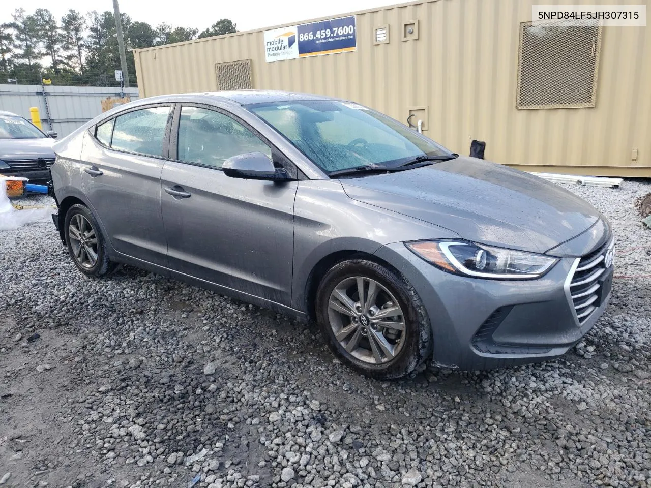 5NPD84LF5JH307315 2018 Hyundai Elantra Sel