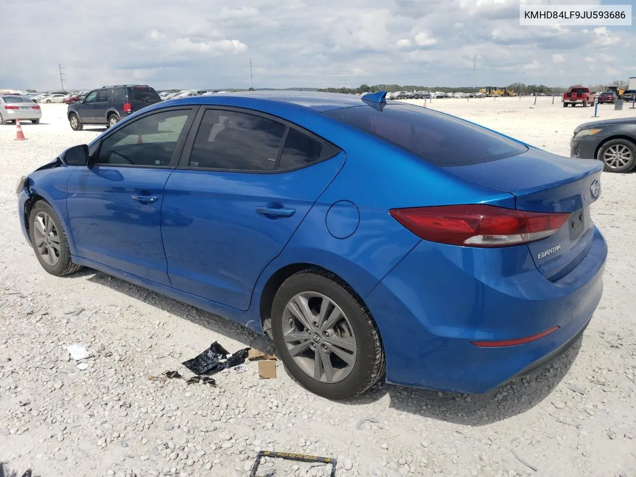 KMHD84LF9JU593686 2018 Hyundai Elantra Sel