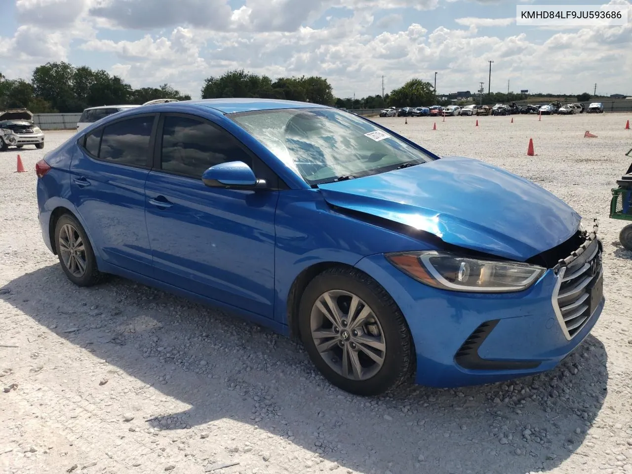 KMHD84LF9JU593686 2018 Hyundai Elantra Sel