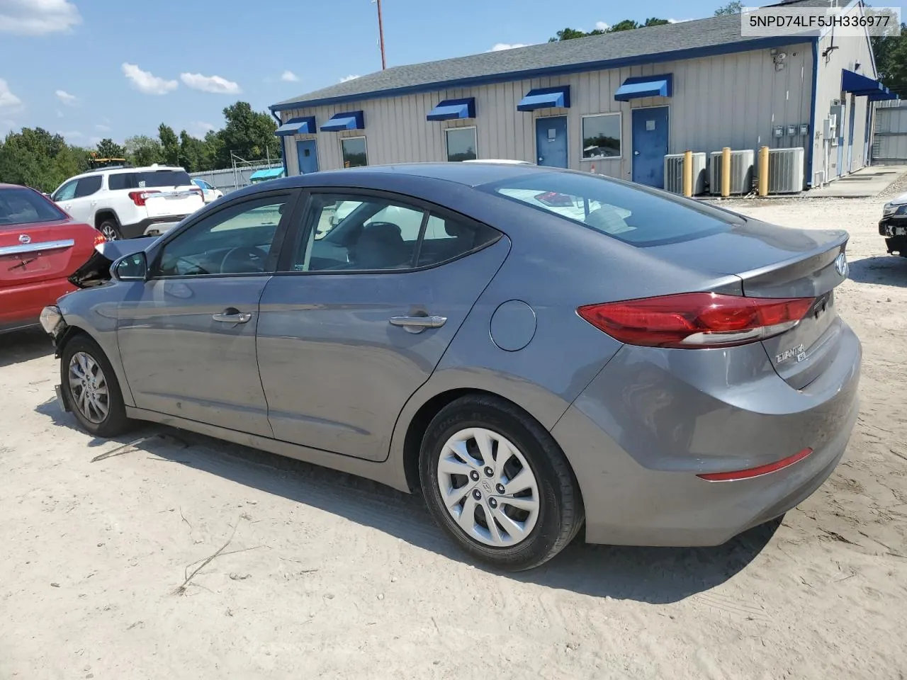 5NPD74LF5JH336977 2018 Hyundai Elantra Se