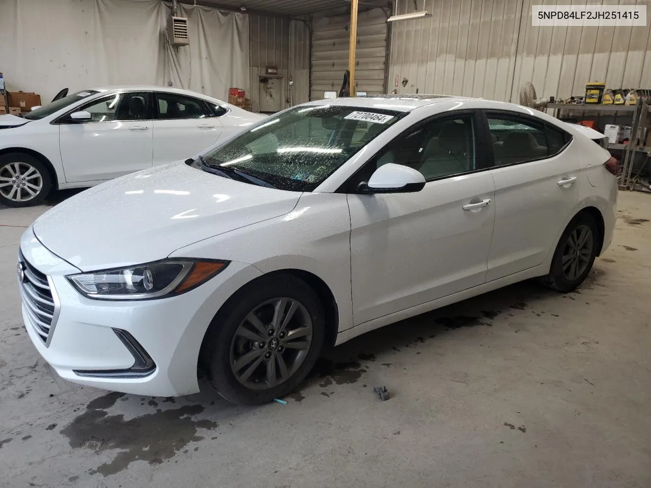 2018 Hyundai Elantra Sel VIN: 5NPD84LF2JH251415 Lot: 72700464