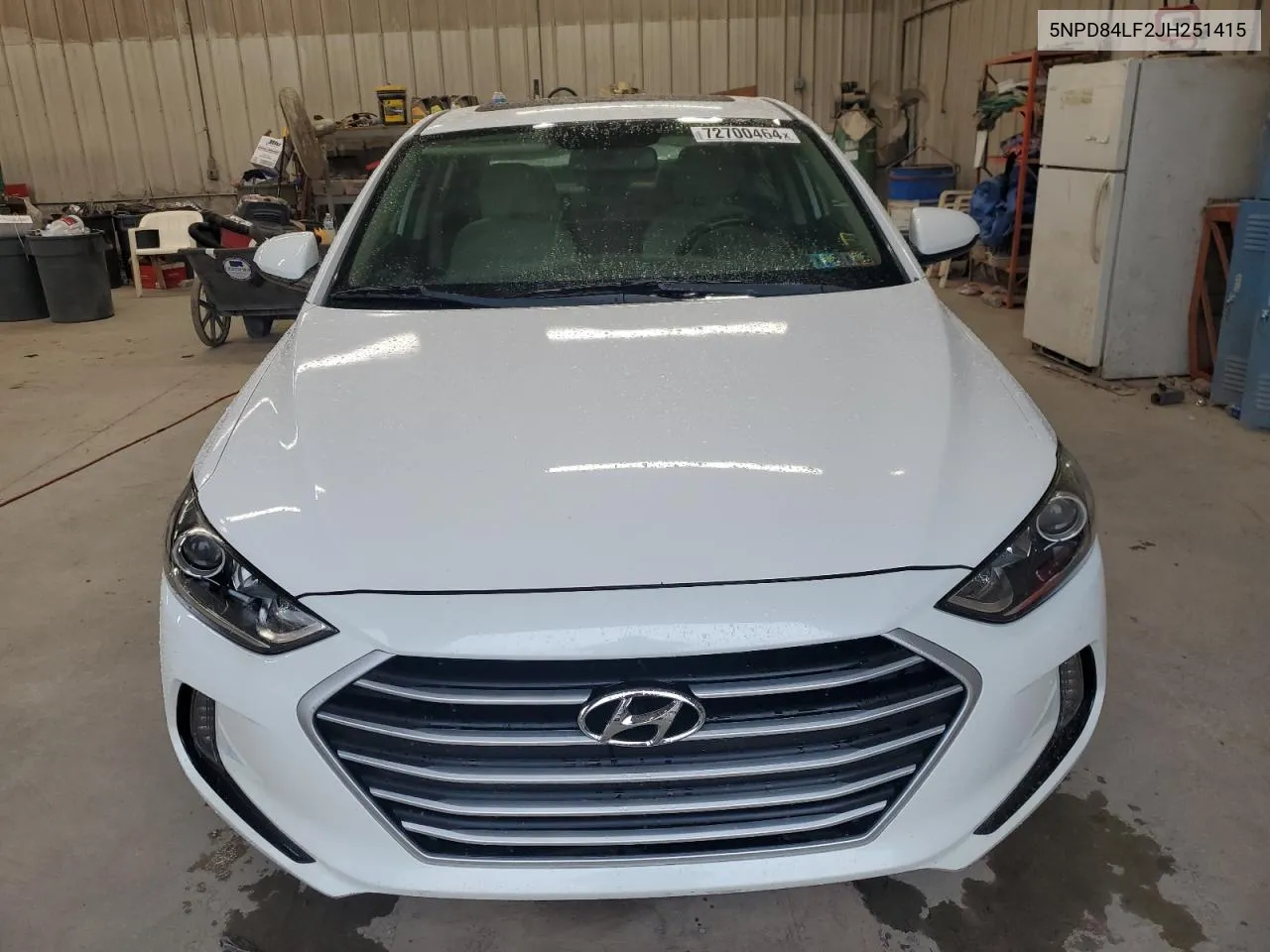 2018 Hyundai Elantra Sel VIN: 5NPD84LF2JH251415 Lot: 72700464