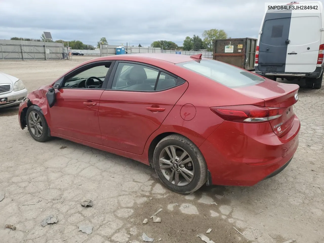 5NPD84LF3JH284942 2018 Hyundai Elantra Sel