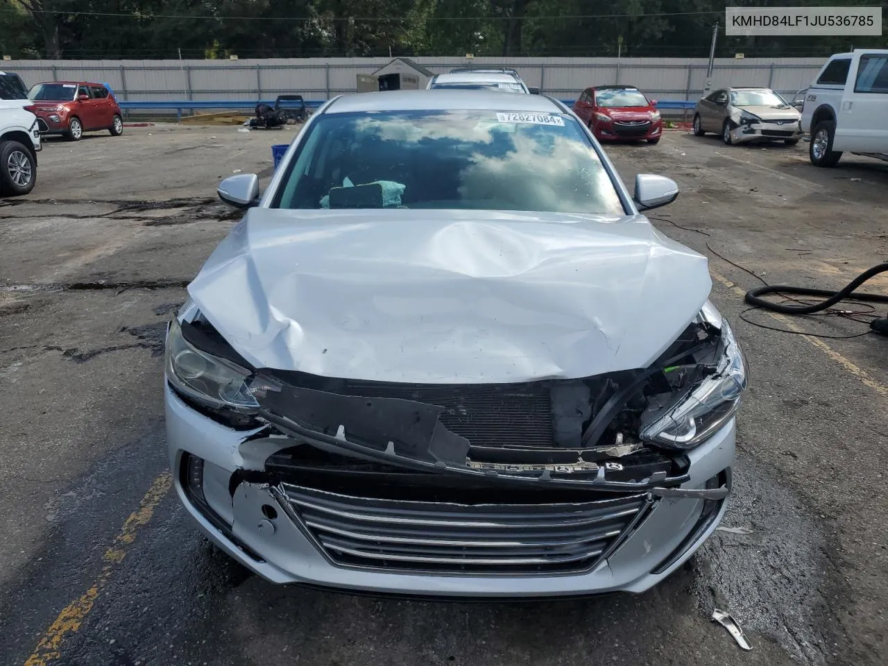 2018 Hyundai Elantra Sel VIN: KMHD84LF1JU536785 Lot: 72827084