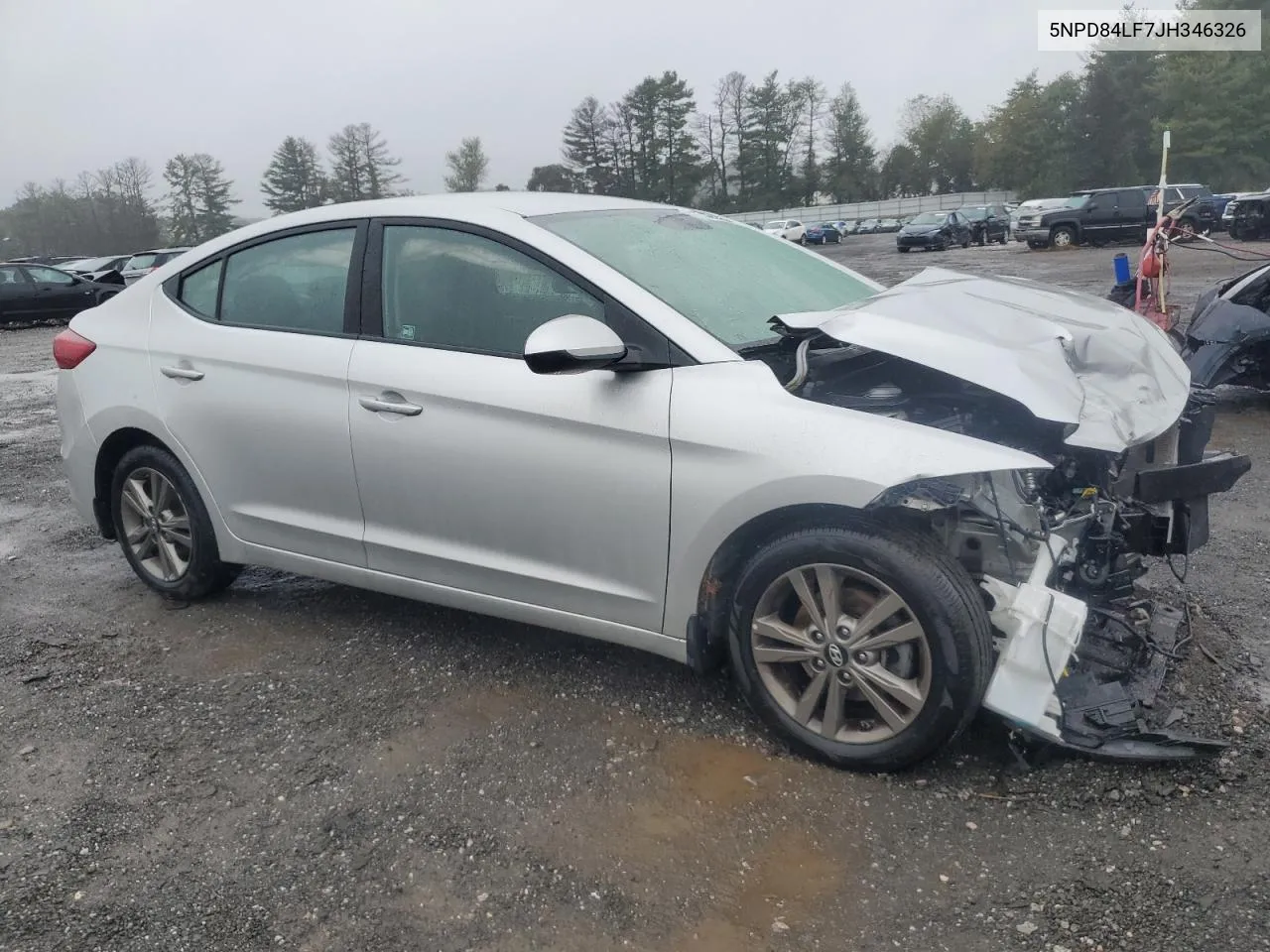 2018 Hyundai Elantra Sel VIN: 5NPD84LF7JH346326 Lot: 72858964