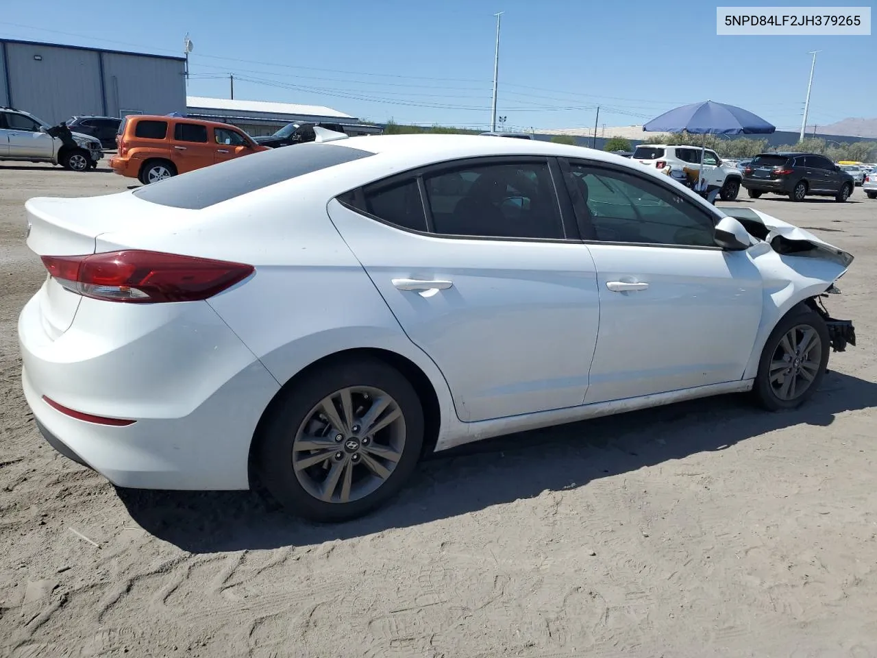 2018 Hyundai Elantra Sel VIN: 5NPD84LF2JH379265 Lot: 72860034