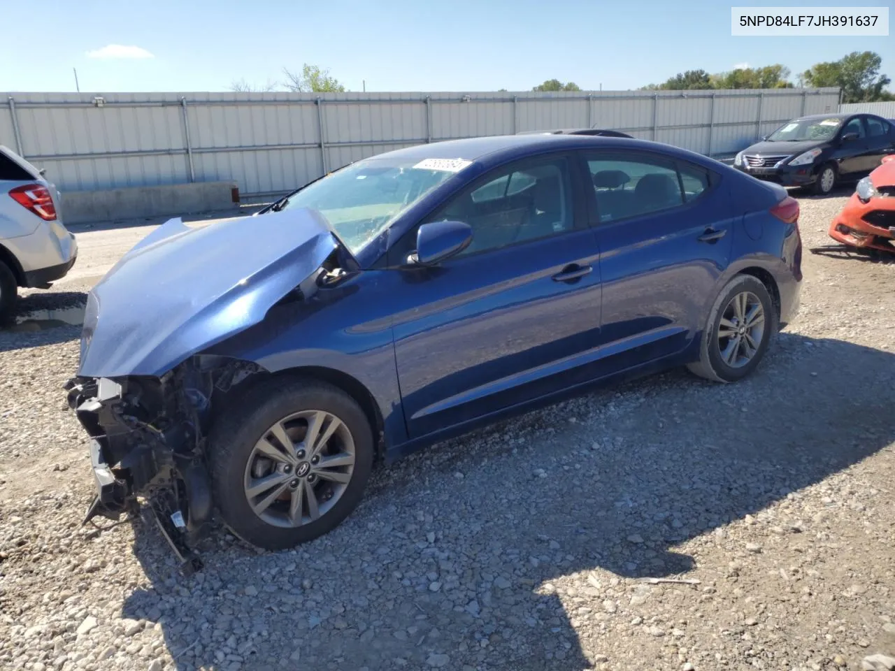 5NPD84LF7JH391637 2018 Hyundai Elantra Sel