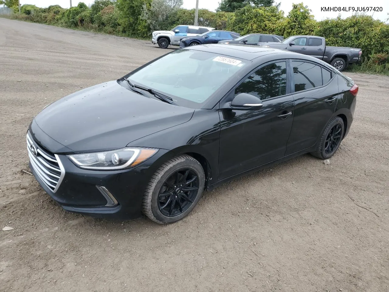 2018 Hyundai Elantra Sel VIN: KMHD84LF9JU697420 Lot: 72887604